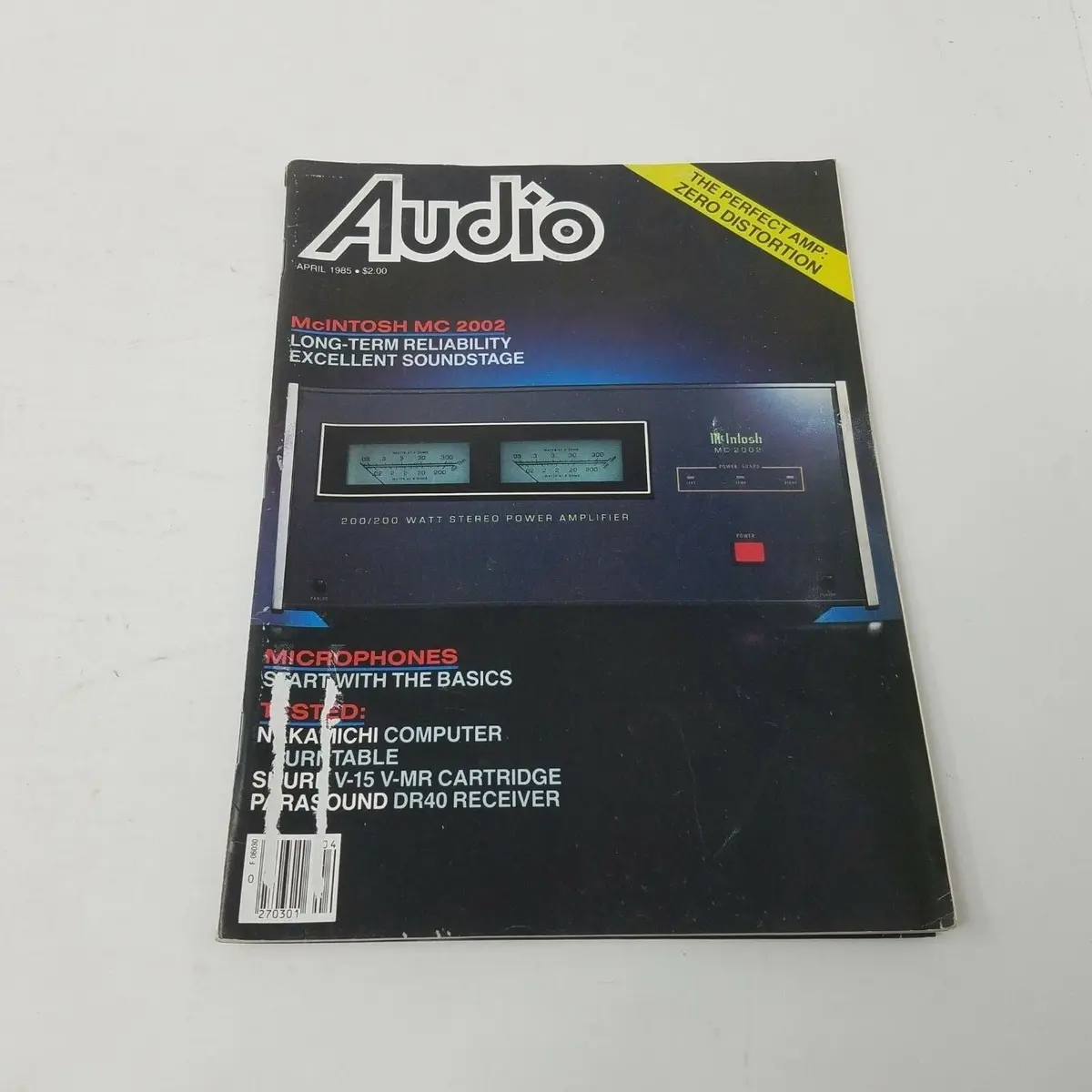 Vintage April 1985 Audio Magazine High Fidelity Electronics Advertisements 1