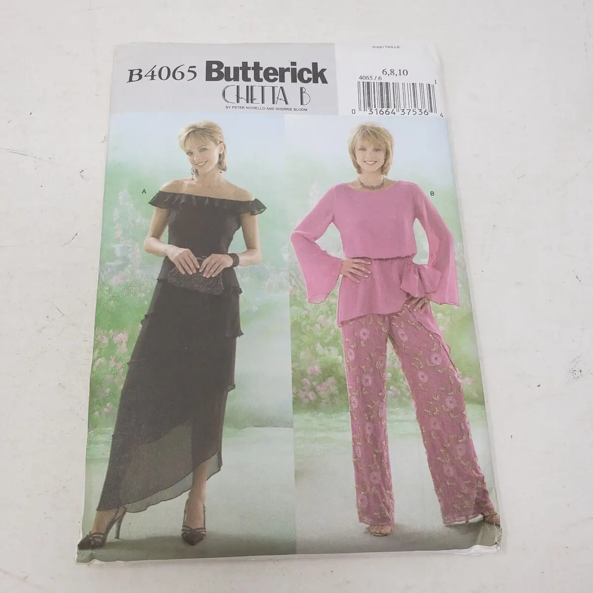 Butterick B4065 Chetta B Top Maxi Skirt Pants Sewing Patterns Womens Sz 6-8-10 1
