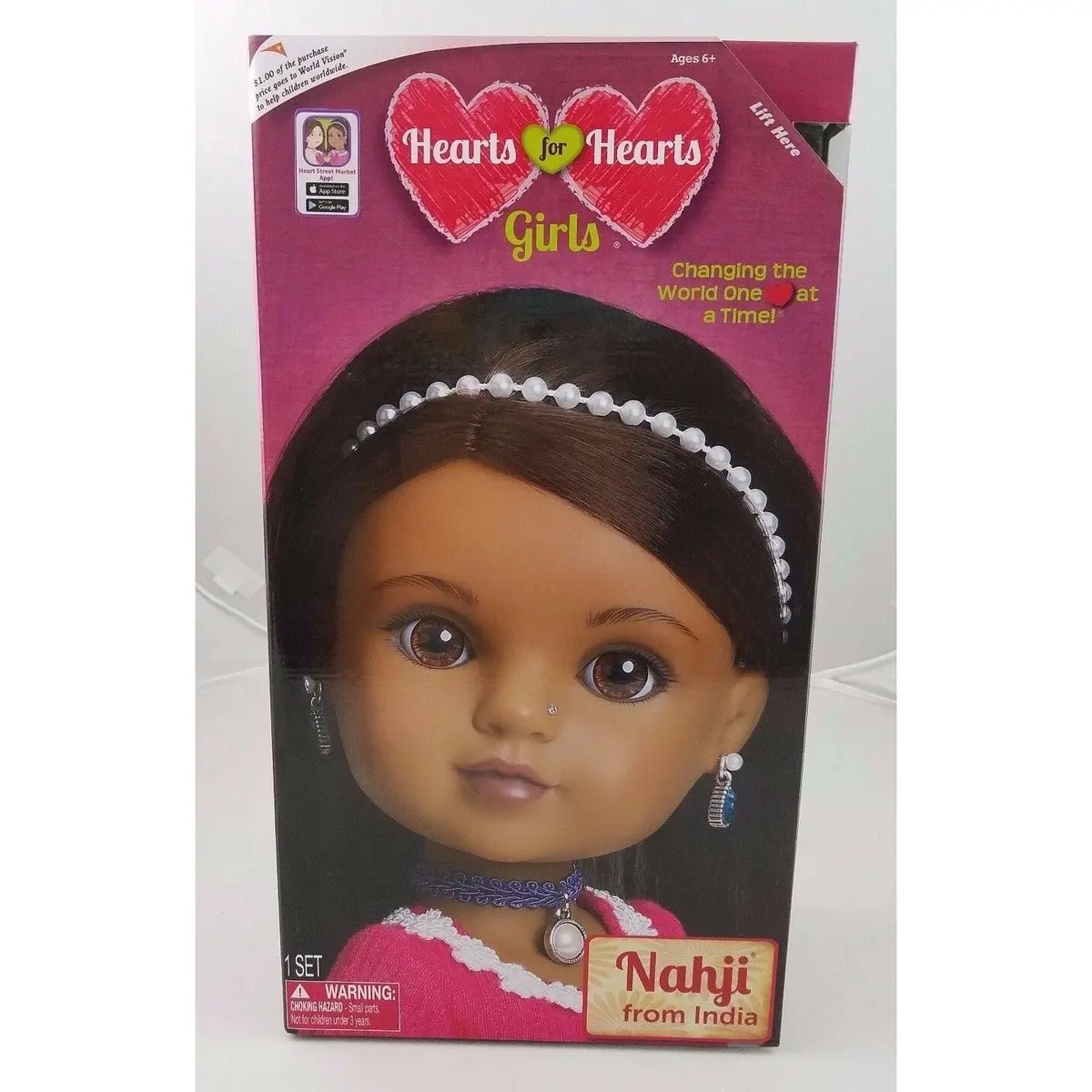 Hearts For Hearts Girls Doll Nahji From India Hearts 4 Hearts 14" 2017 Nib 1