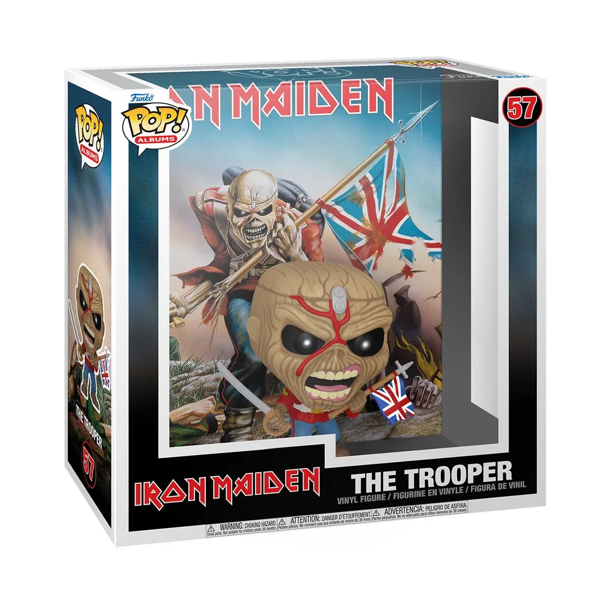 [Pre-Order] Funko Pop! Albums #57 - Iron Maiden - The Trooper Vinyl Figure (53078) 1
