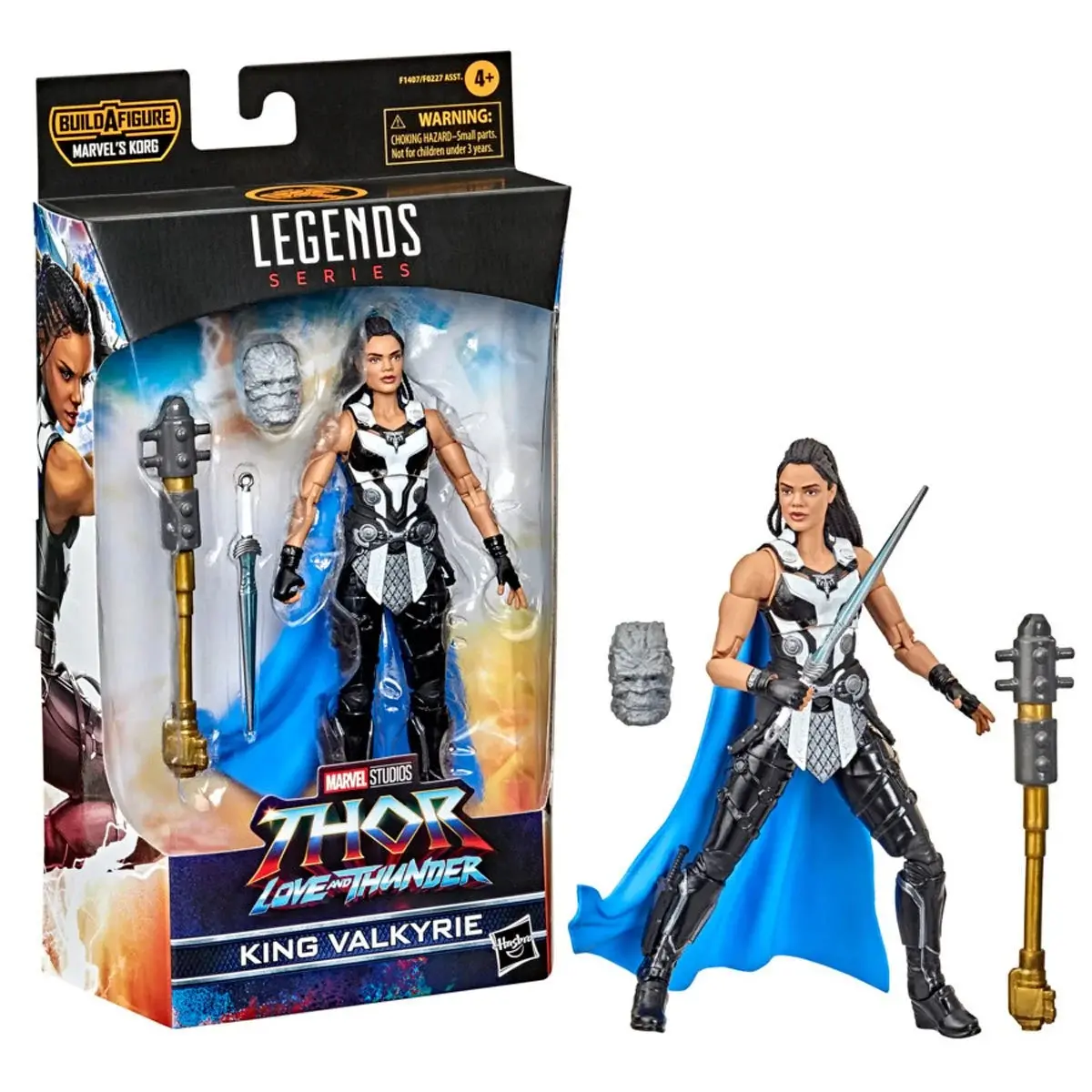 Marvel Legends Series - Thor: Love And Thunder - Korg Baf - King Valkyrie Action Figure (F1407) Low Stock 1