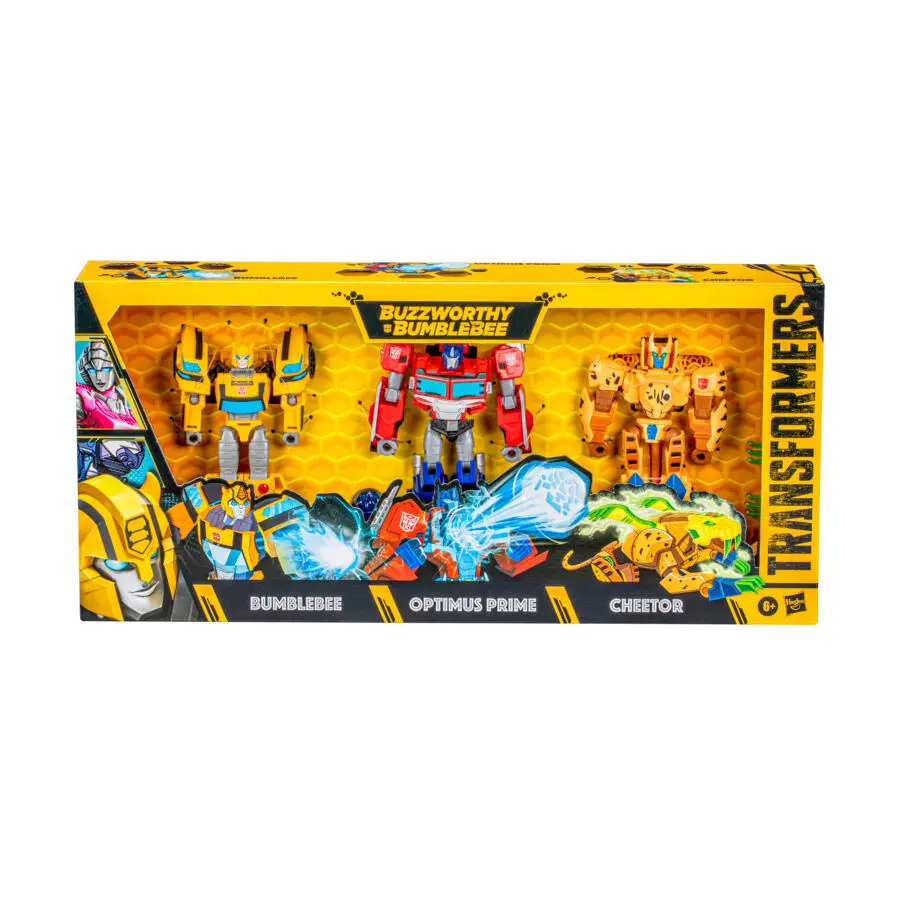Transformers Buzzworthy Bumblebee - Heroes Of Cybertron 3-Pack (F3930) Action Figures Low Stock 1