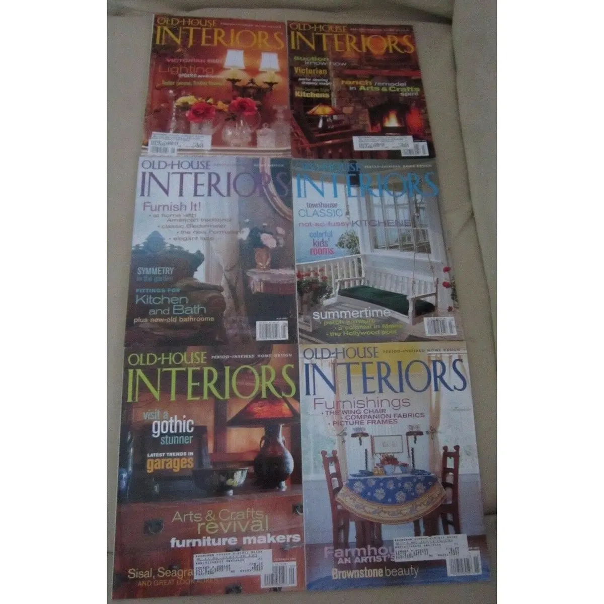 Old House Interiors Back Issues Magazines Lot 6 Entire Year 2002 Diy Remodeling 1