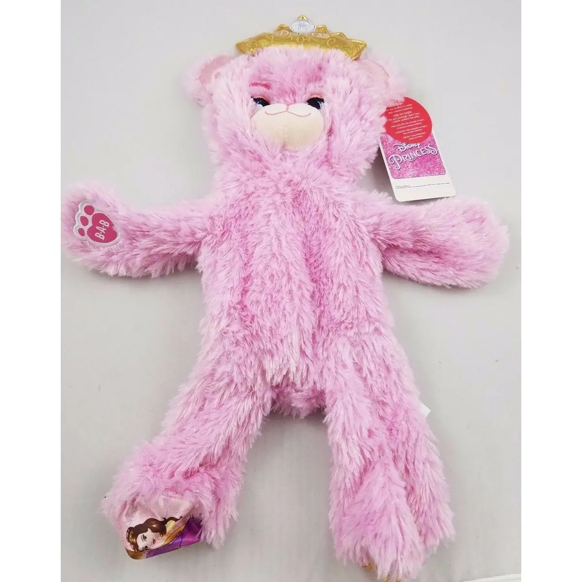 Nwt Build A Bear Disney Princess Inspired Bear Plush Unstuffed Animal Gold Crown 1