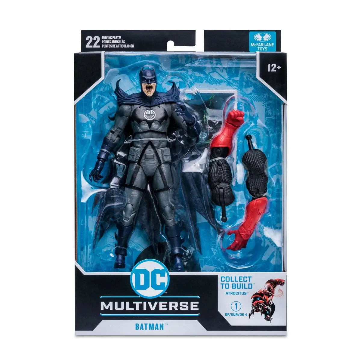 Mcfarlane Toys Dc Multiverse (Build-A Wave 8) - Blackest Night Batman Action Figure (15483) Low Stock 1
