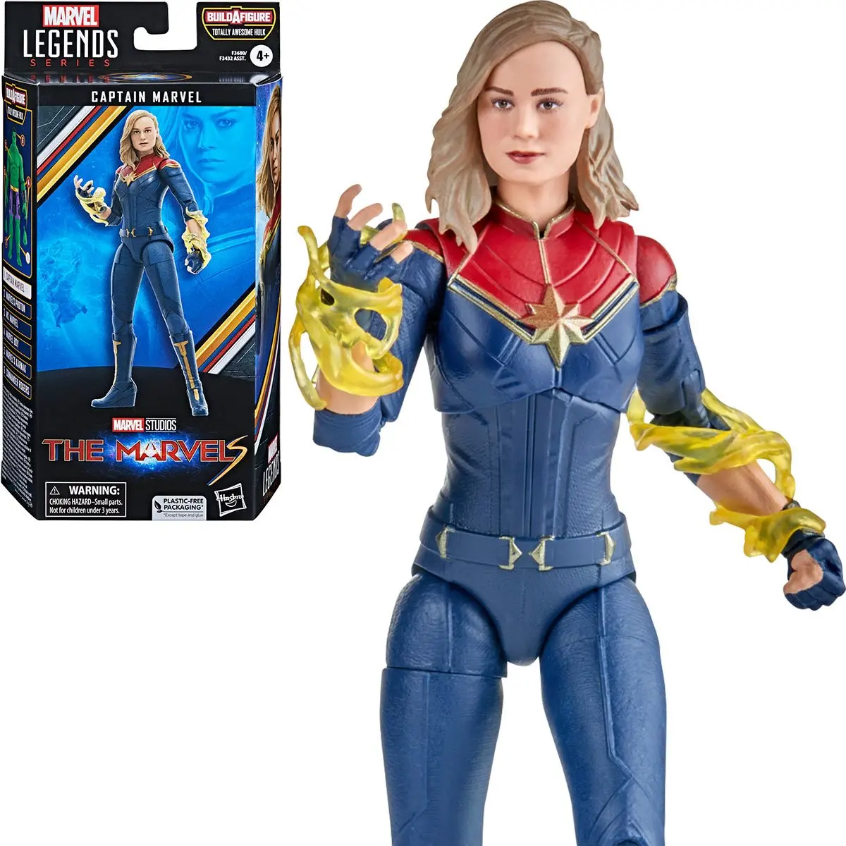 Marvel Legends Series (Totally Awesome Hulk Baf) Captain Marvel Action Figure (F3680) 1