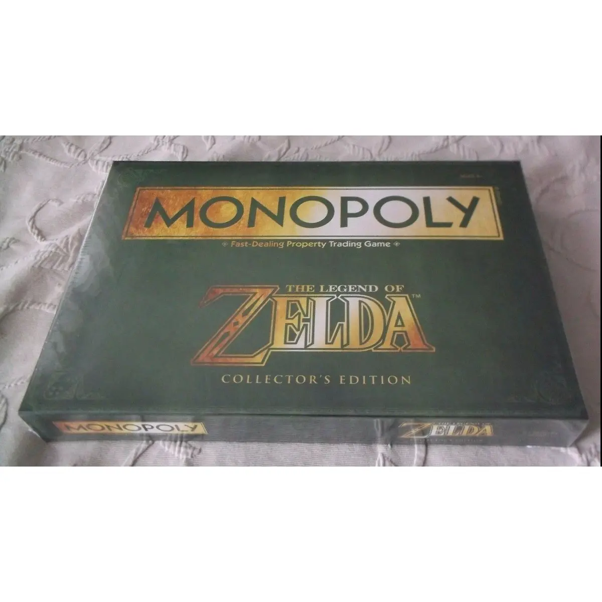 The Legend Of Zelda Collector's Edition Monopoly Board Game New Sealed Green Box 1