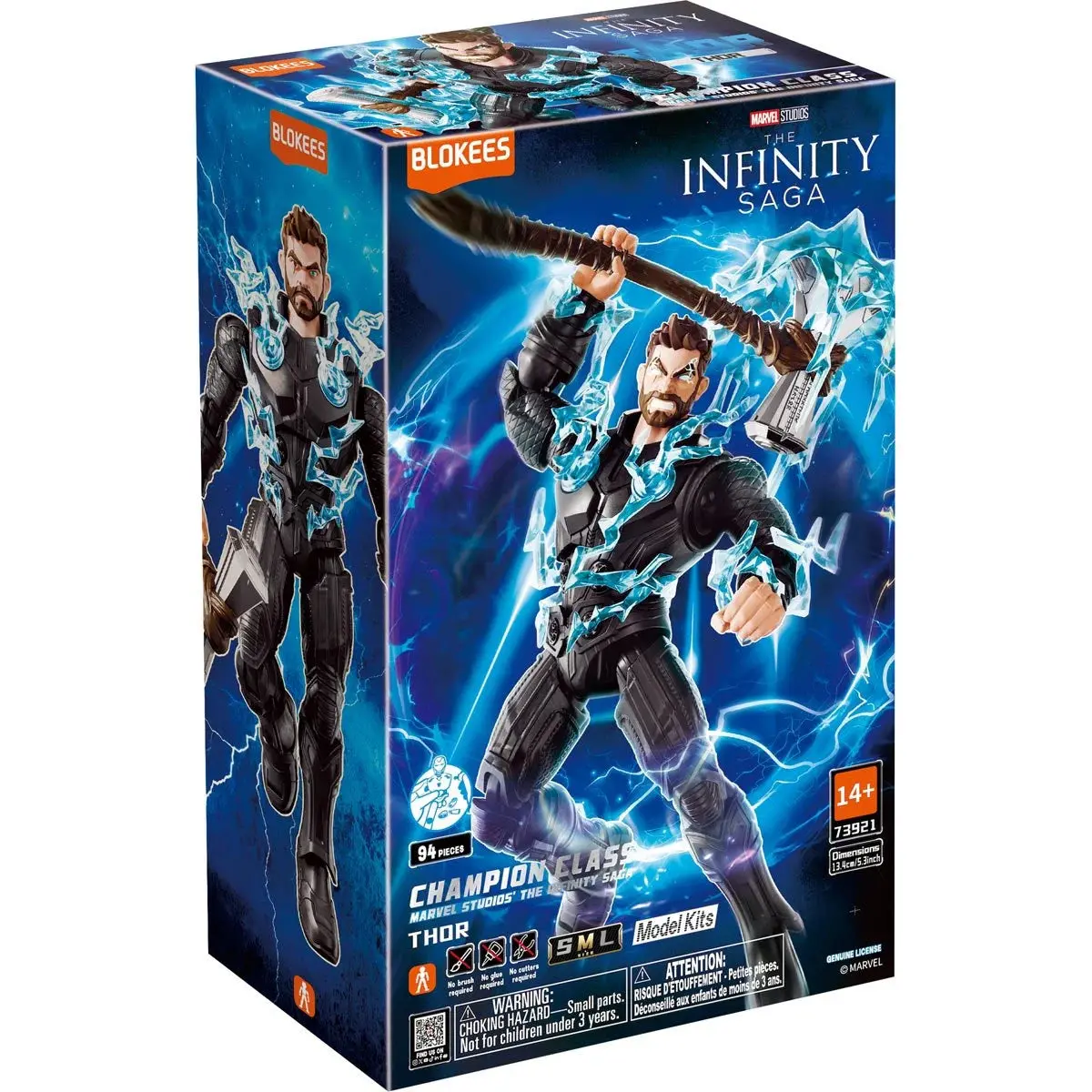 Blokees - Marvel - Infinity Saga - Champion Class Cc02 - Thor Model Kit Buidable Figure (73921/53135) Low Stock 1