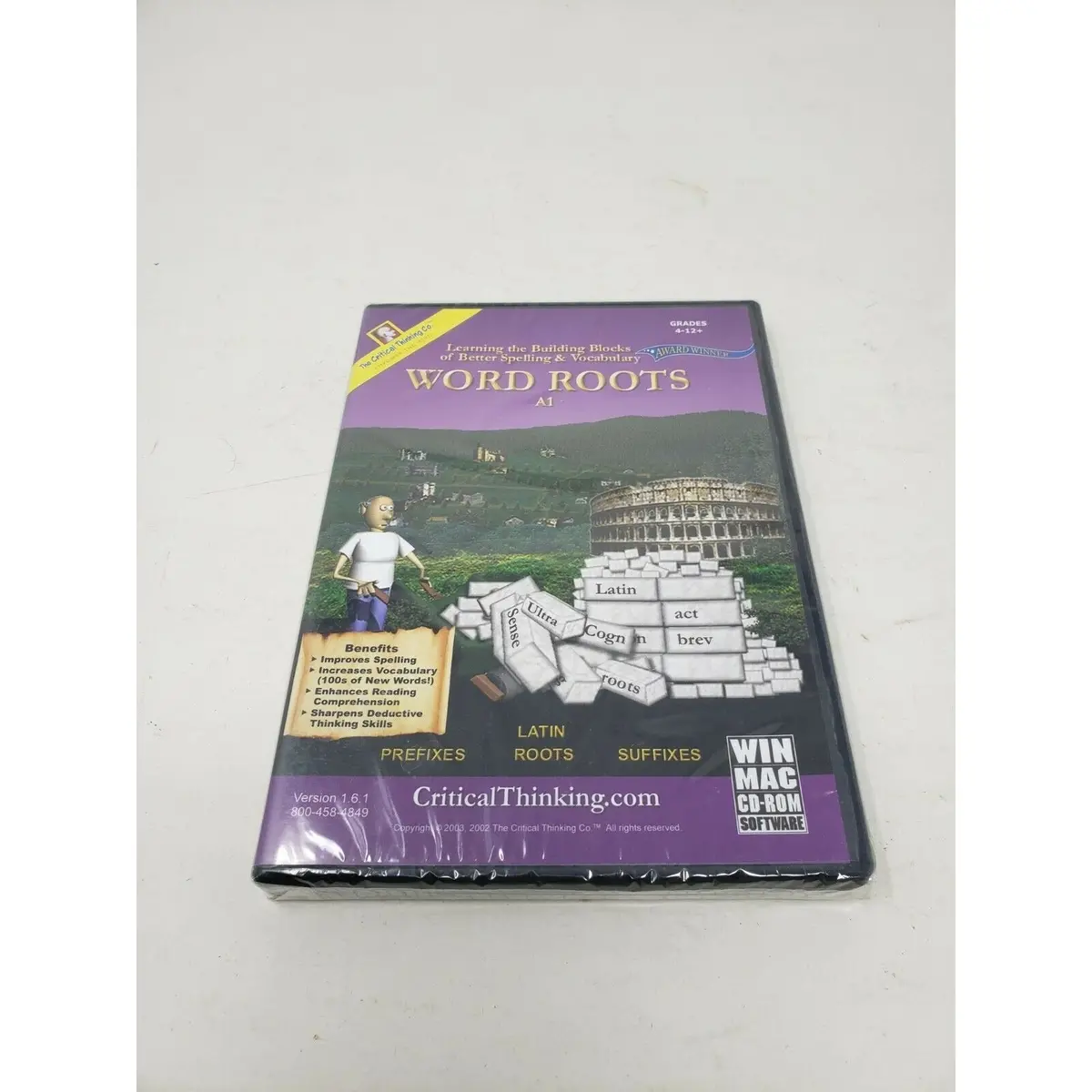 Critical Thinking Company Word Roots A1 Software Cd Rom Grades 4-12 Win/Mac 2010 1