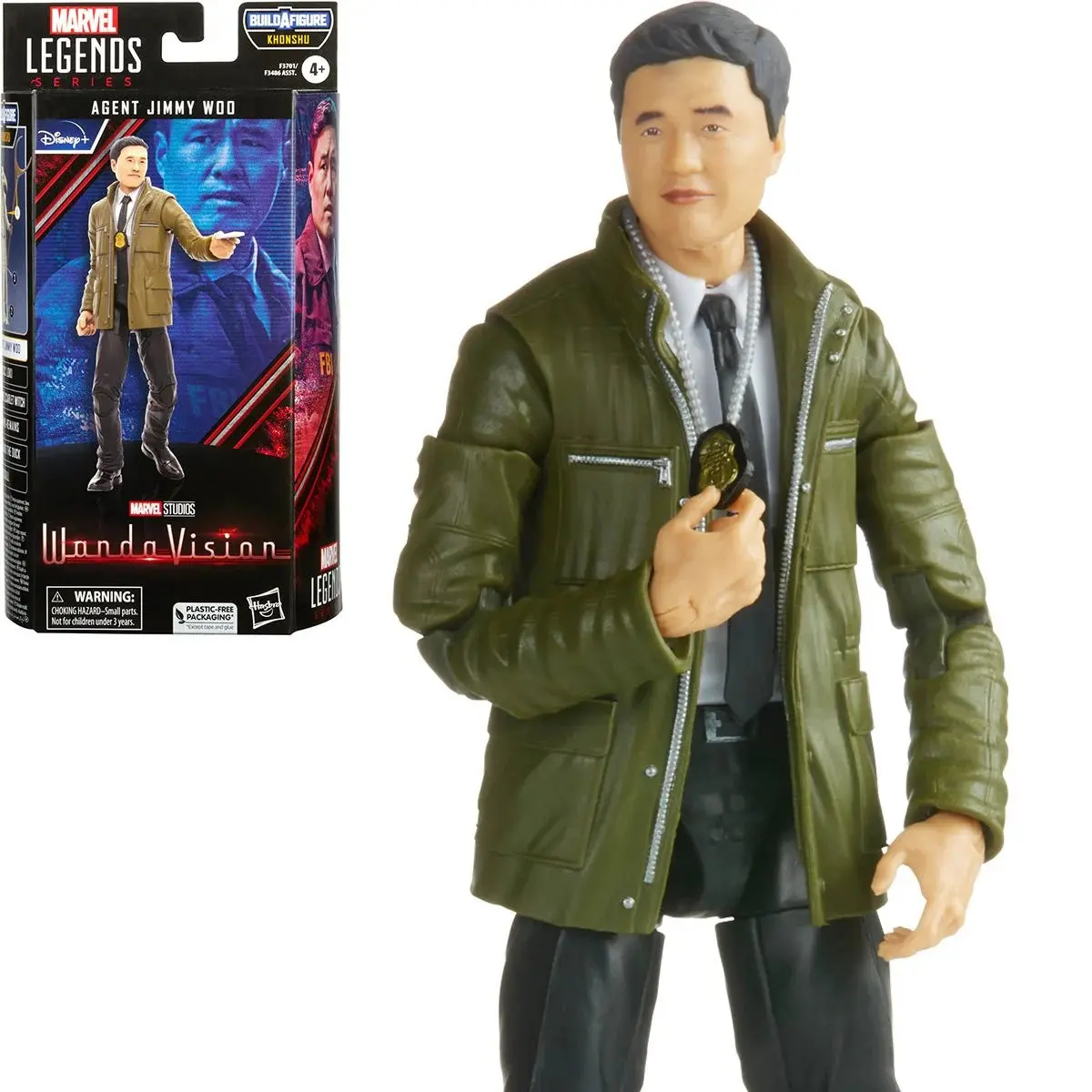 Marvel Legends Series - Khonshu Baf - Agent Jimmy Woo (Wandavision) Action Figure (F3701) Low Stock 1