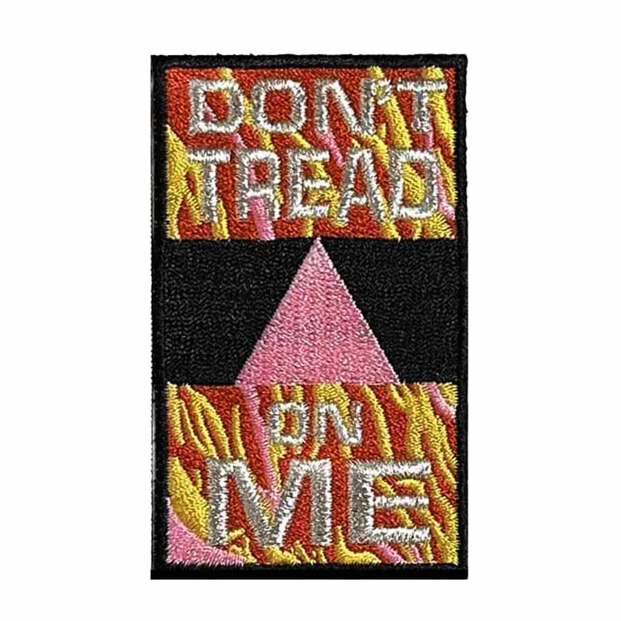 Don't Tread On Me Pink Triangle Patch 1