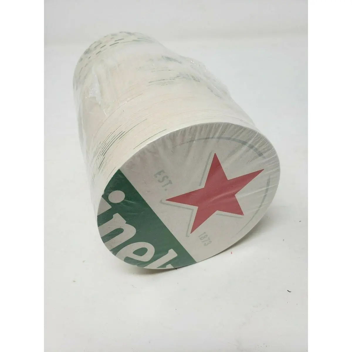 Heineken Paper Cardboard Coasters Sleeve One Star Double Sided Man Cave Barware 1