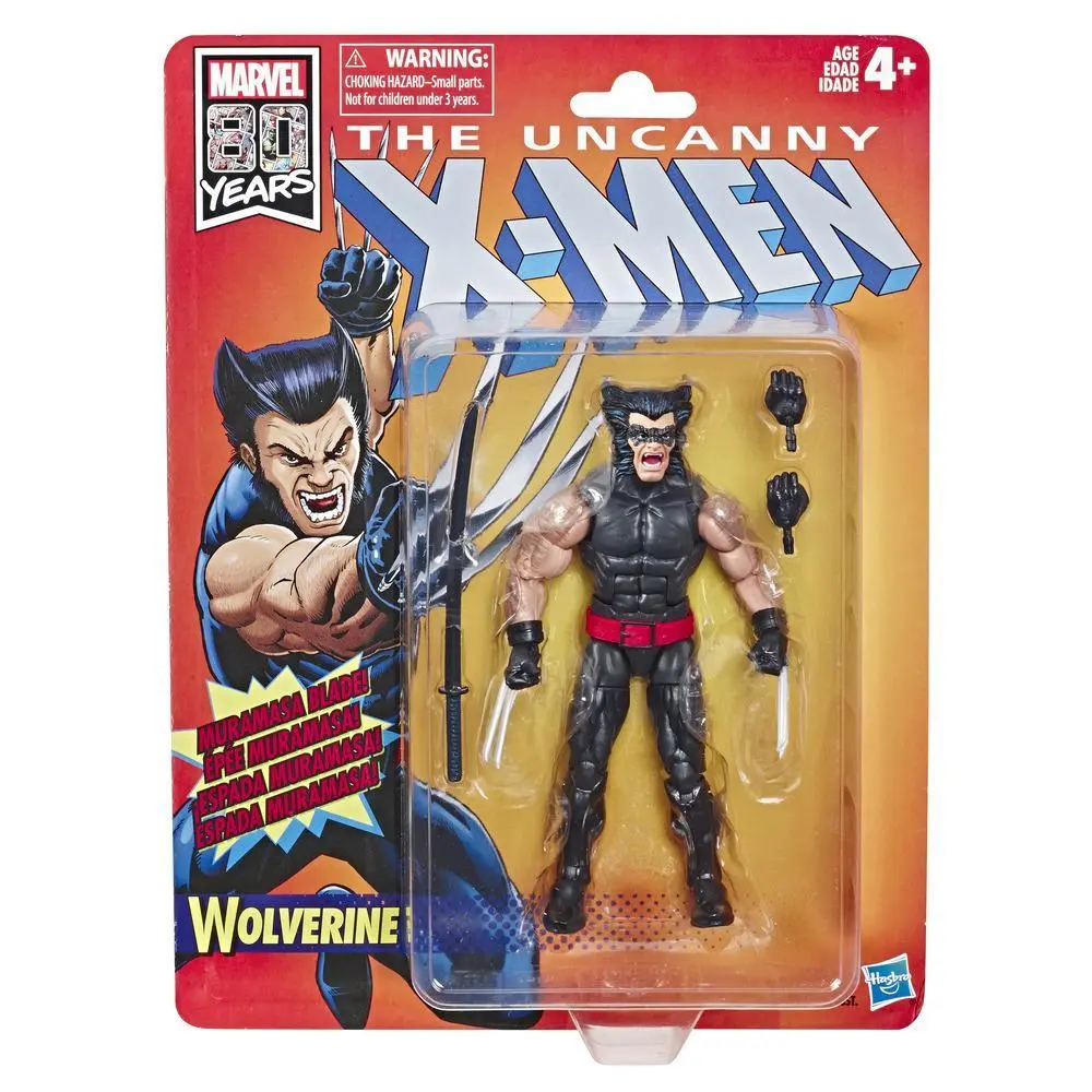 Marvel Retro Collection - The Uncanny X-Men - Wolverine (E6108) Action Figure Low Stock 1