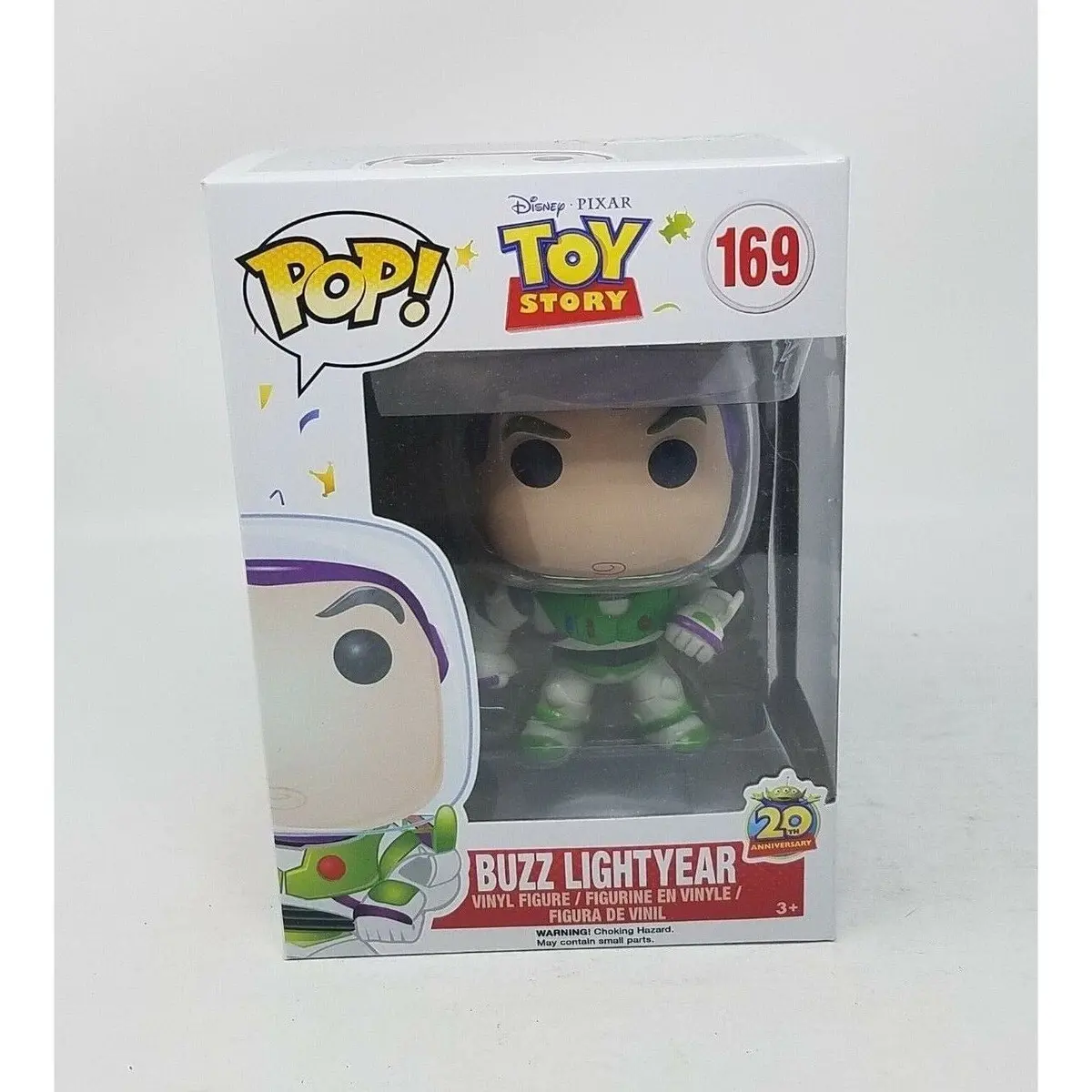 Funko Pop Disney Toy Story Buzz Lightyear 169 20Th Anniversary Vinyl Figure 1
