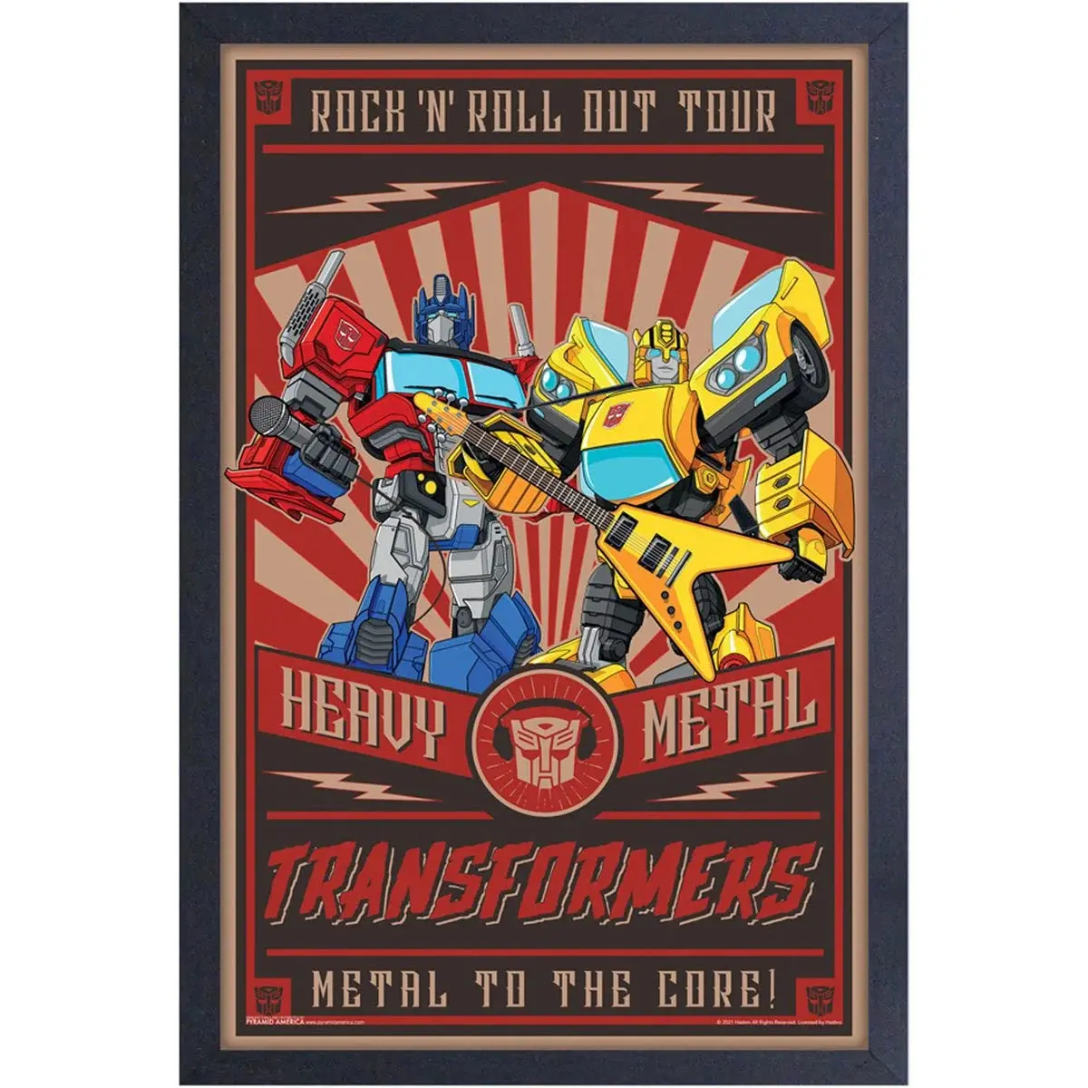 Transformers Rock 'N' Roll Out Tour Framed Art Print (22533) 1