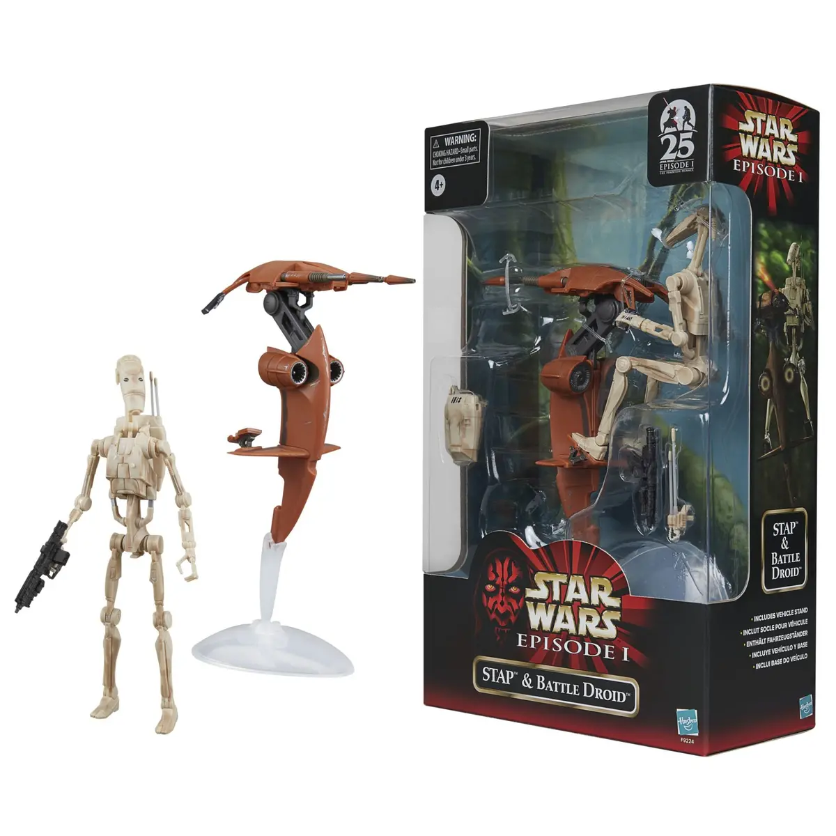 Star Wars: Black Series - Phantom Menace: Stap & Battle Droid Deluxe Exclusive Action Figures F9224 Low Stock 1