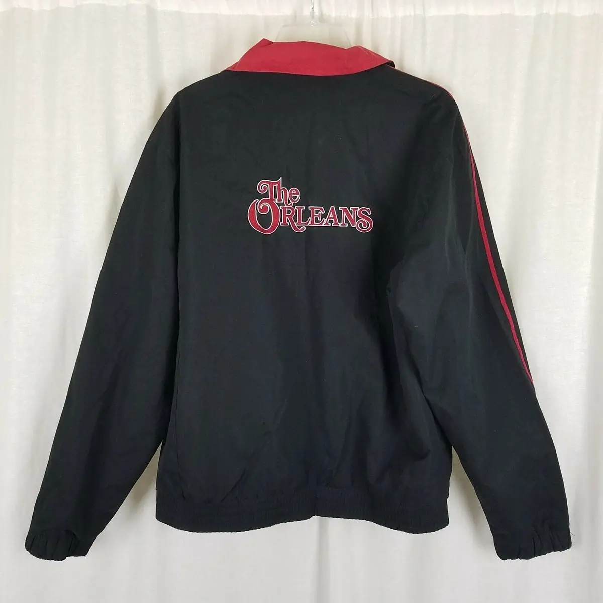 The Orleans Hotel & Casino Embroidered Coated Double Sided Bomber Jacket Mens S 1