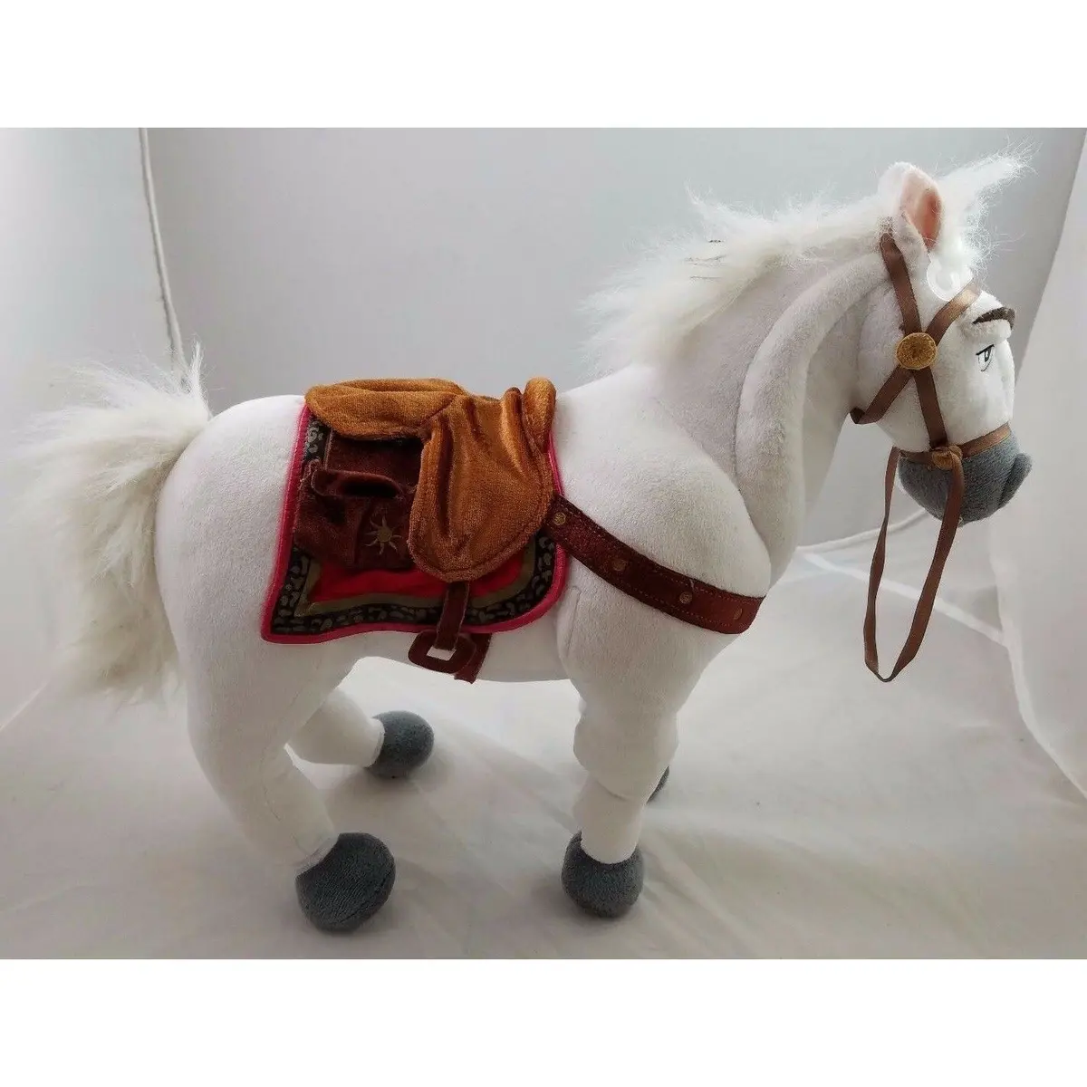 Disney Plush Horse Princess Tangled Rapunzel Maximus White Plush Toy 14In 04128 1
