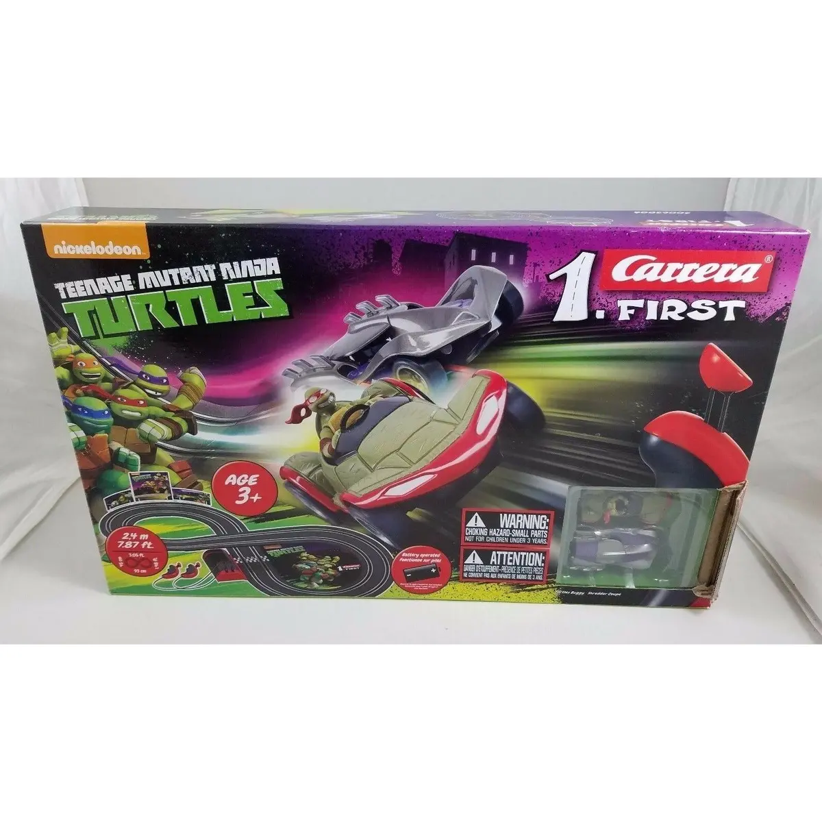 Teenage Mutant Ninja Turtles 1/50 Slot Race Car Racing Set Carrera 1 First Tmnt 1