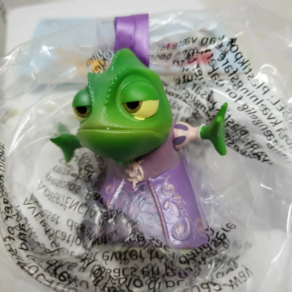 Disney Sketchbook Pascal Frog Tangled Christmas Ornament 2015 New In Box Purple 1