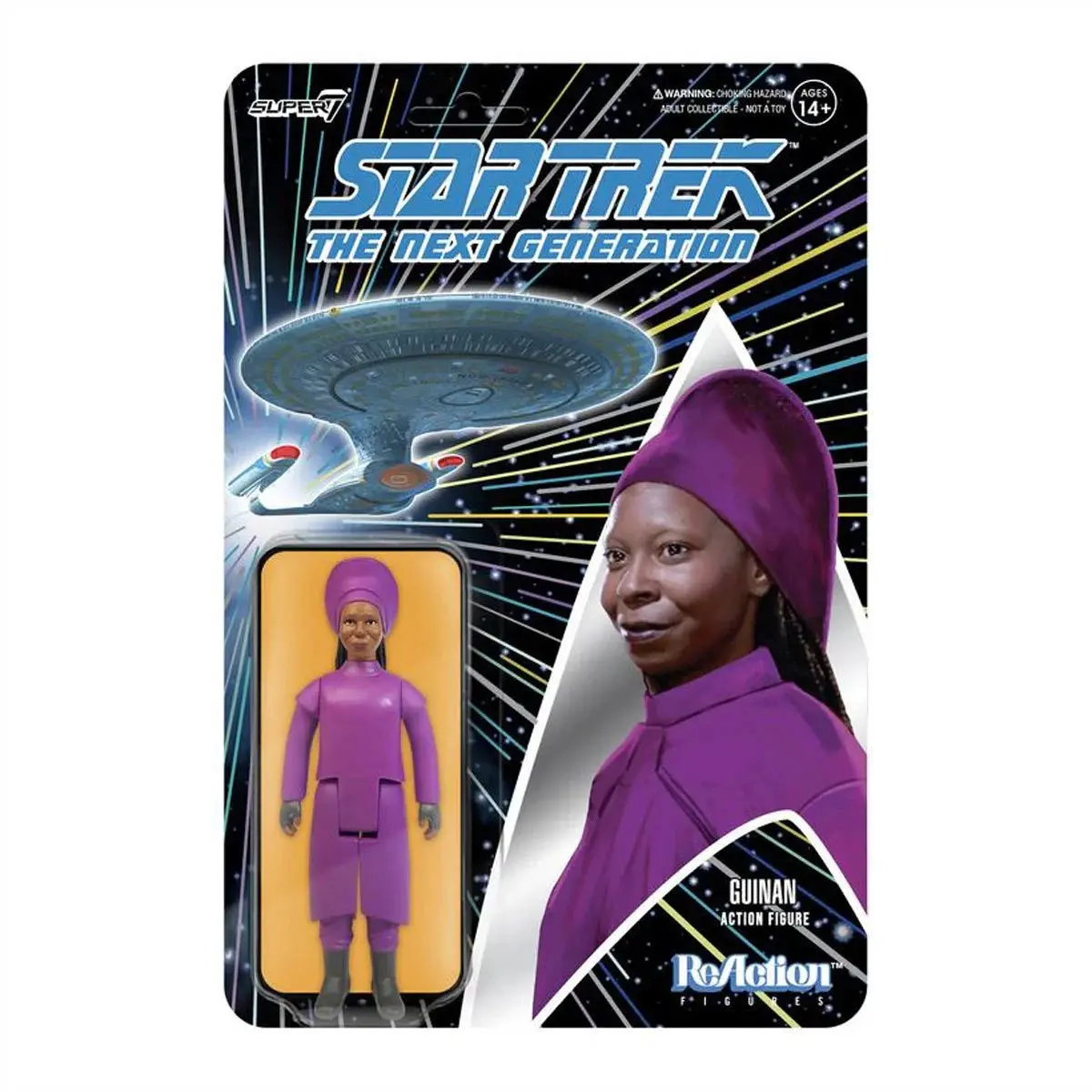 Super7 Reaction Figures - Star Trek: The Next Generation - Guinan Action Figure (81124) Last One! 1