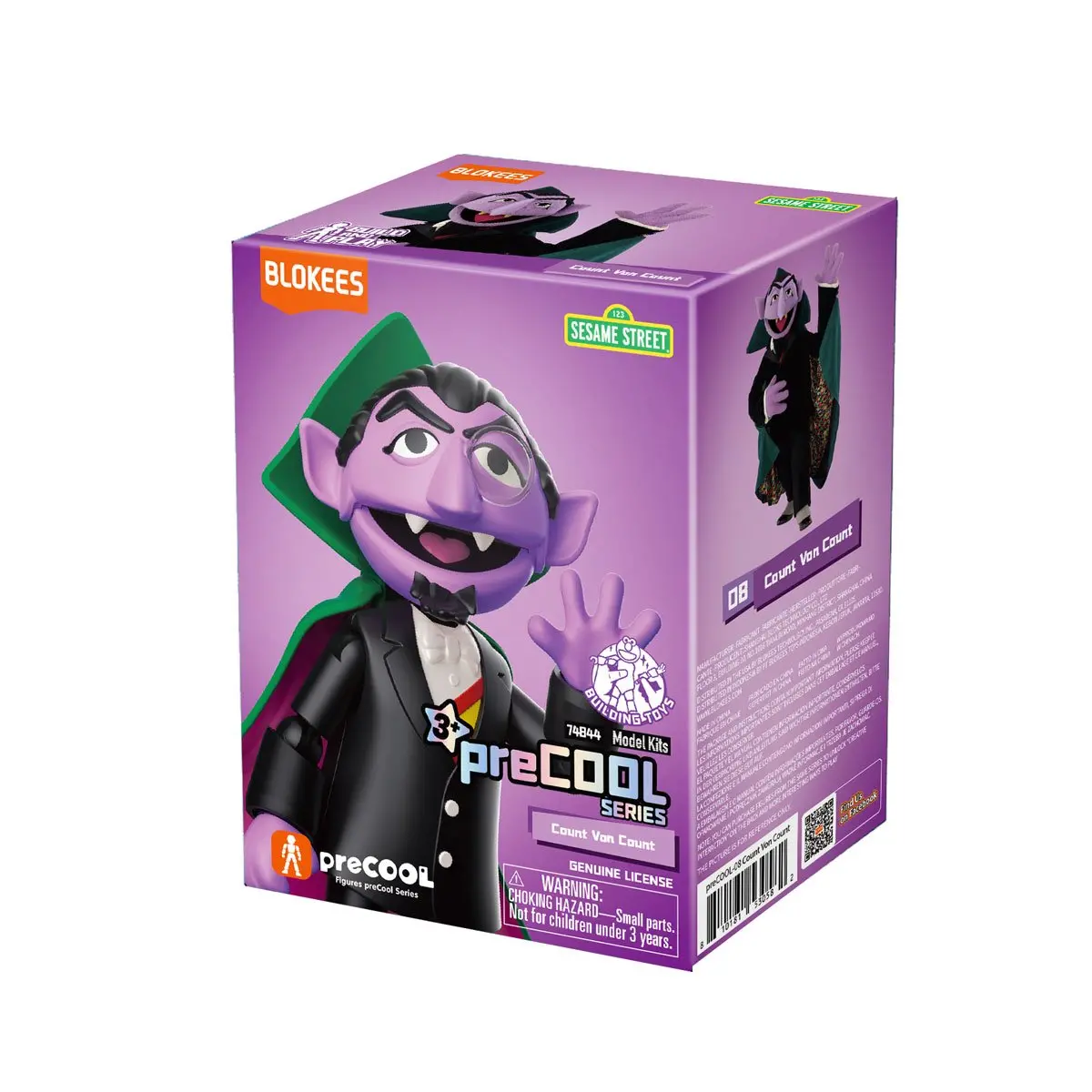 Blokees - Sesame Street - Precool Series 02 - #08 - Count Von Count - Mini Model Kit (74844/53058) 1