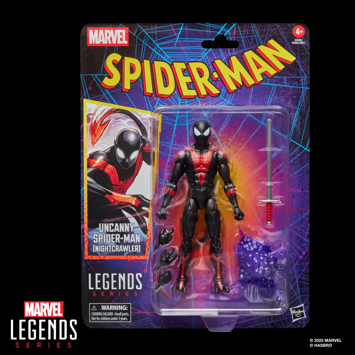 Marvel Legends Series - Spider-Man Comics - Uncanny Spider-Man (Nightcrawler) Action Figure (G2352) 2
