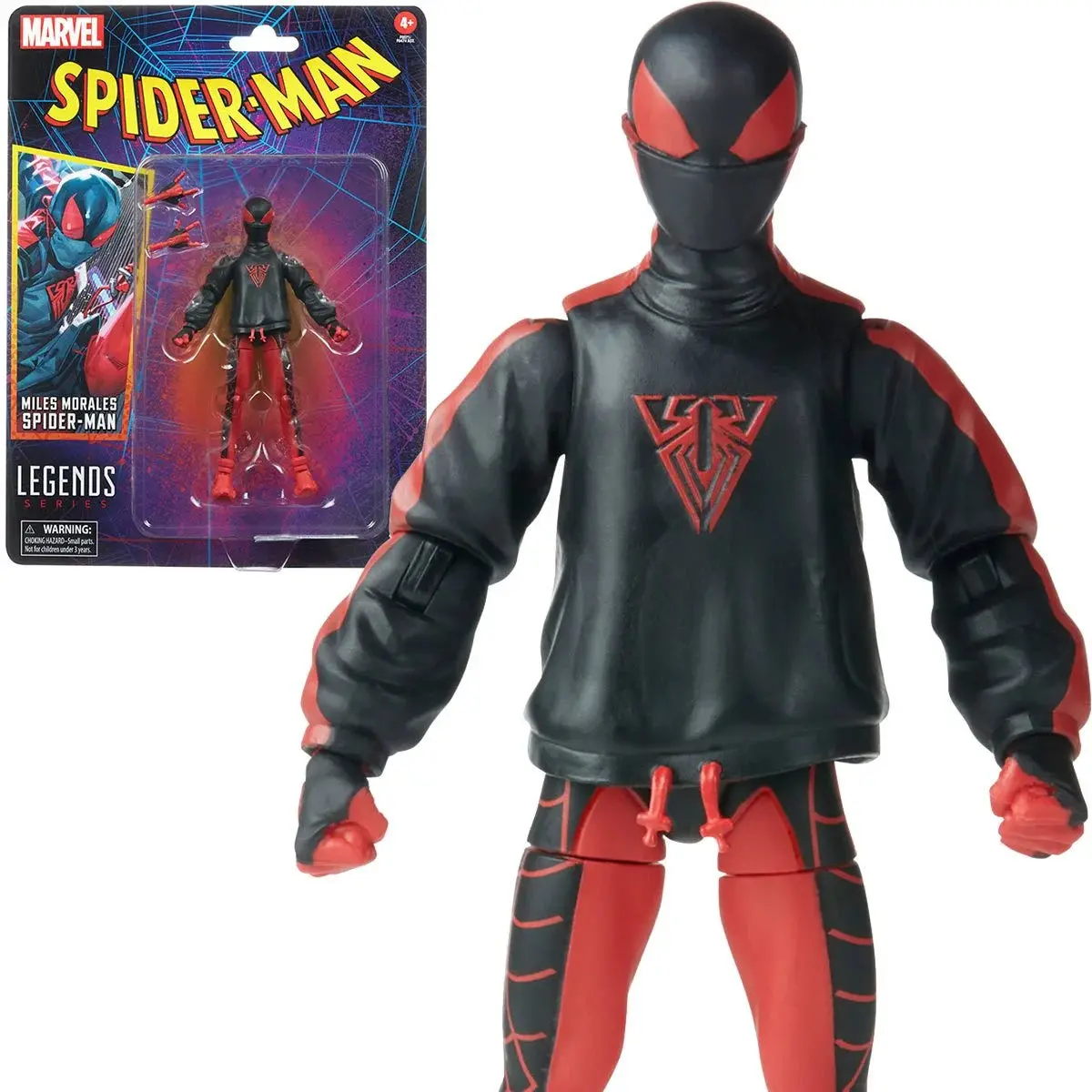 Marvel Legends Retro Collection - Spider-Man - Miles Morales Spider-Man Action Figure (F6571) 1