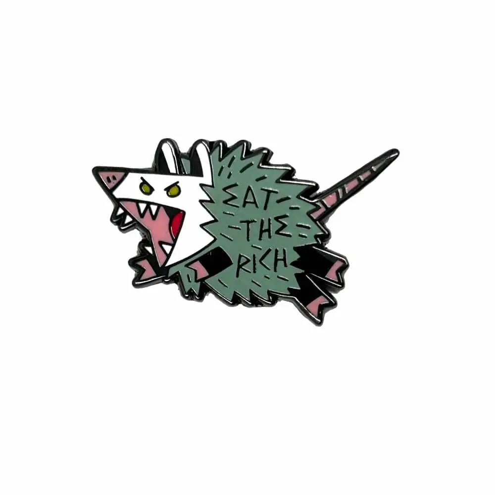 Eat The Rich Enamel Pin 1