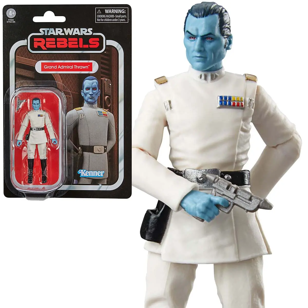 Star Wars: The Vintage Collection Vc296 - Rebels - Grand Admiral Thrawn Action Figure (F7346) 1