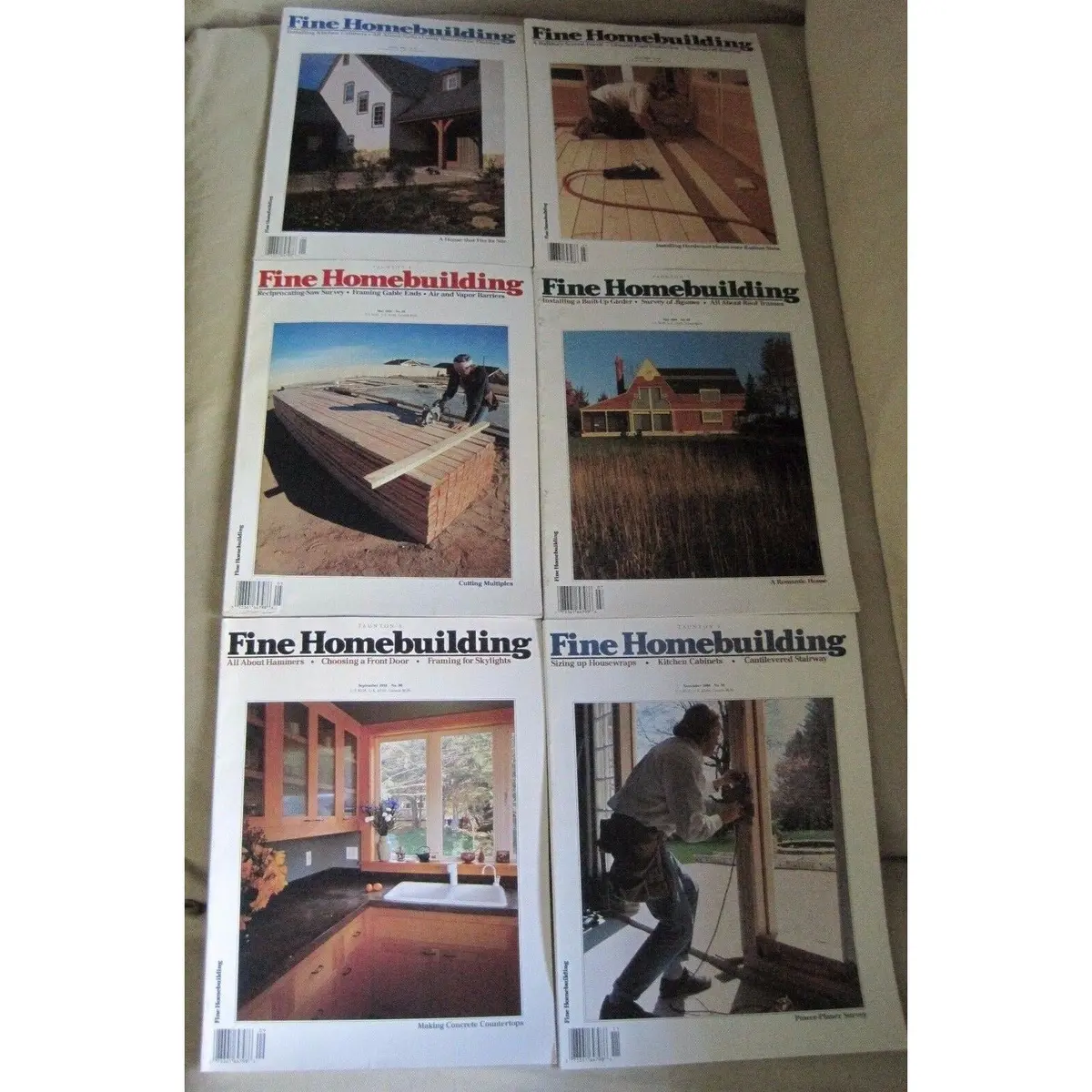 Fine Homebuilding Back Issues Magazines Lot Of 6 Entire Year 1994 Diy Remodeling 1