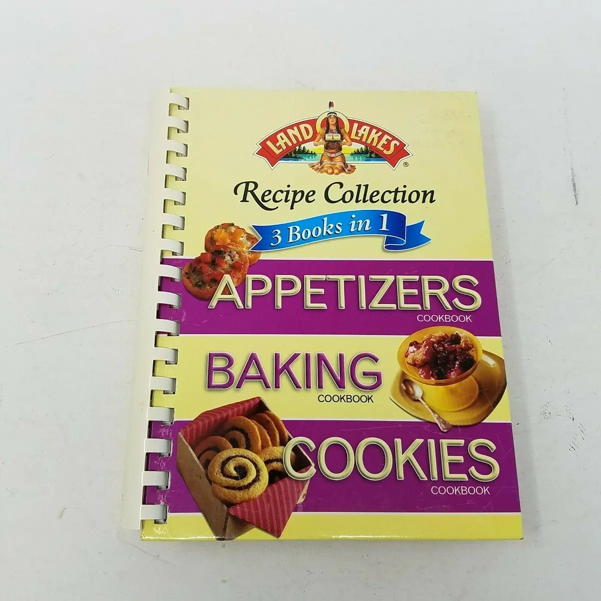 Land O Lakes 3 Books In 1 Recipe Collection Spiral Bound Cookbook Appetizers 1