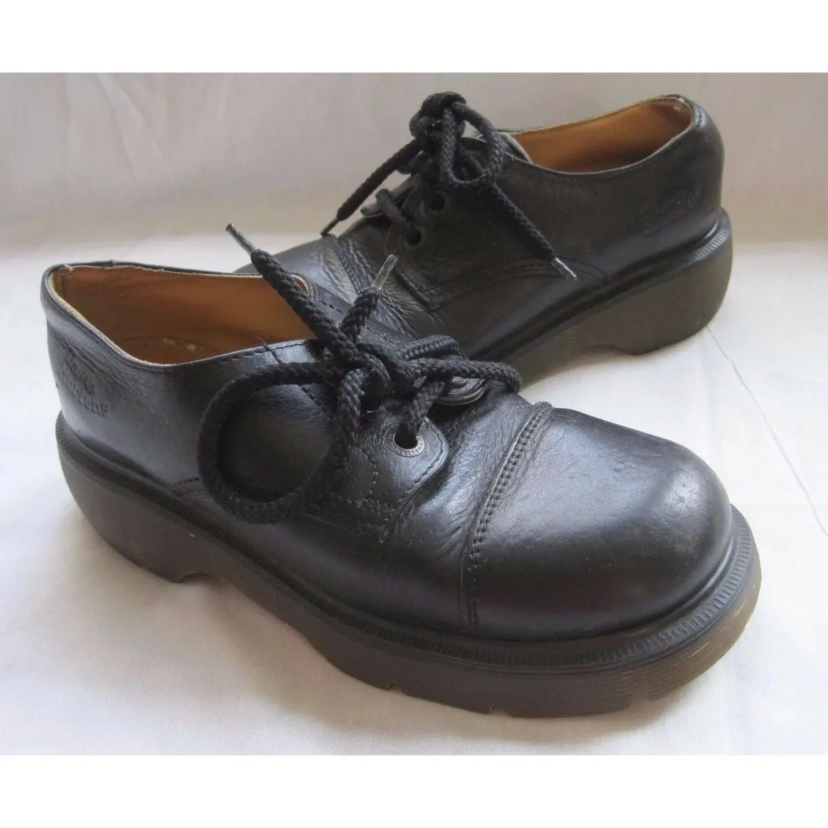 Doc Martens Shoes Boots Air Wair Leather Made England Combat Vintage Mens 4 80S 1