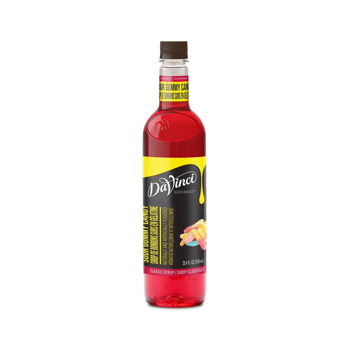 Sour Gummy Syrup - 4 X 750 Ml 1