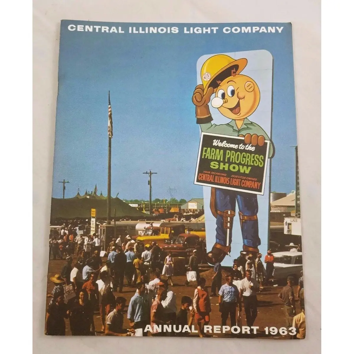 1963 Central Illinois Light Company Annual Report Financials Earnings Results 1
