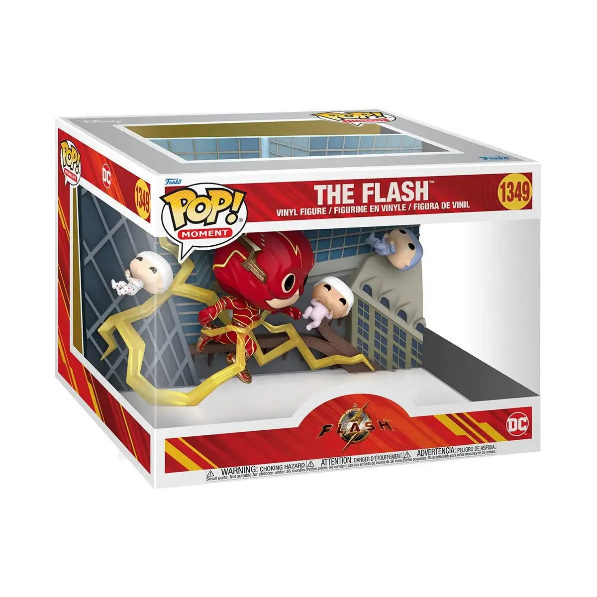 Funko Pop! Moment #1349 - The Flash Deluxe Vinyl Figure Display (65942) Low Stock 1