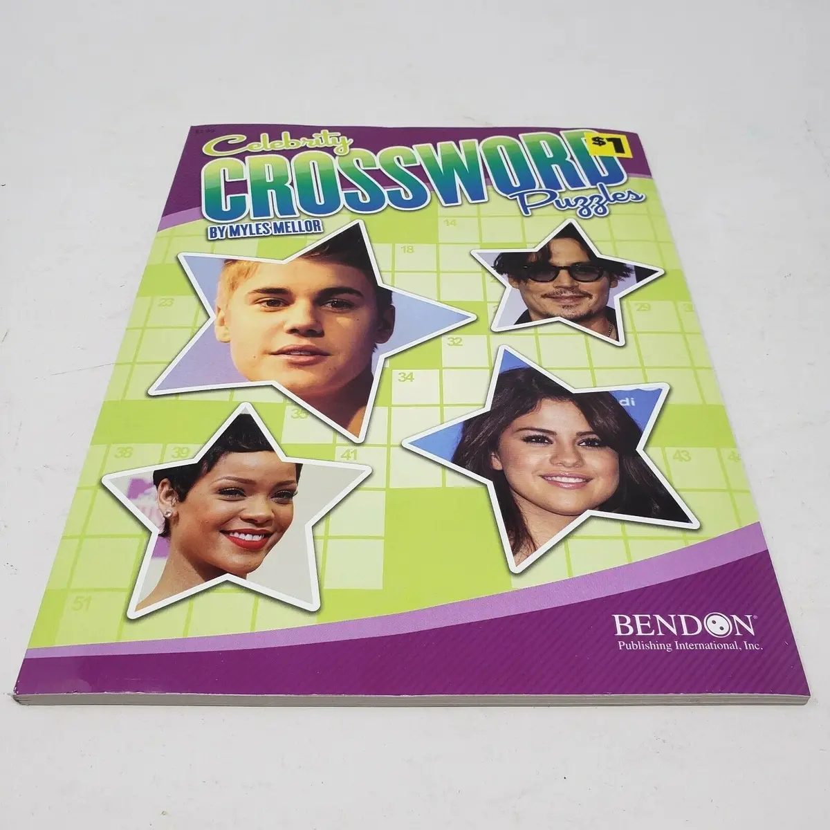 Celebrity Crossword Puzzles Myles Mellor Usa Justin Bieber Selena Gomez New Book 1