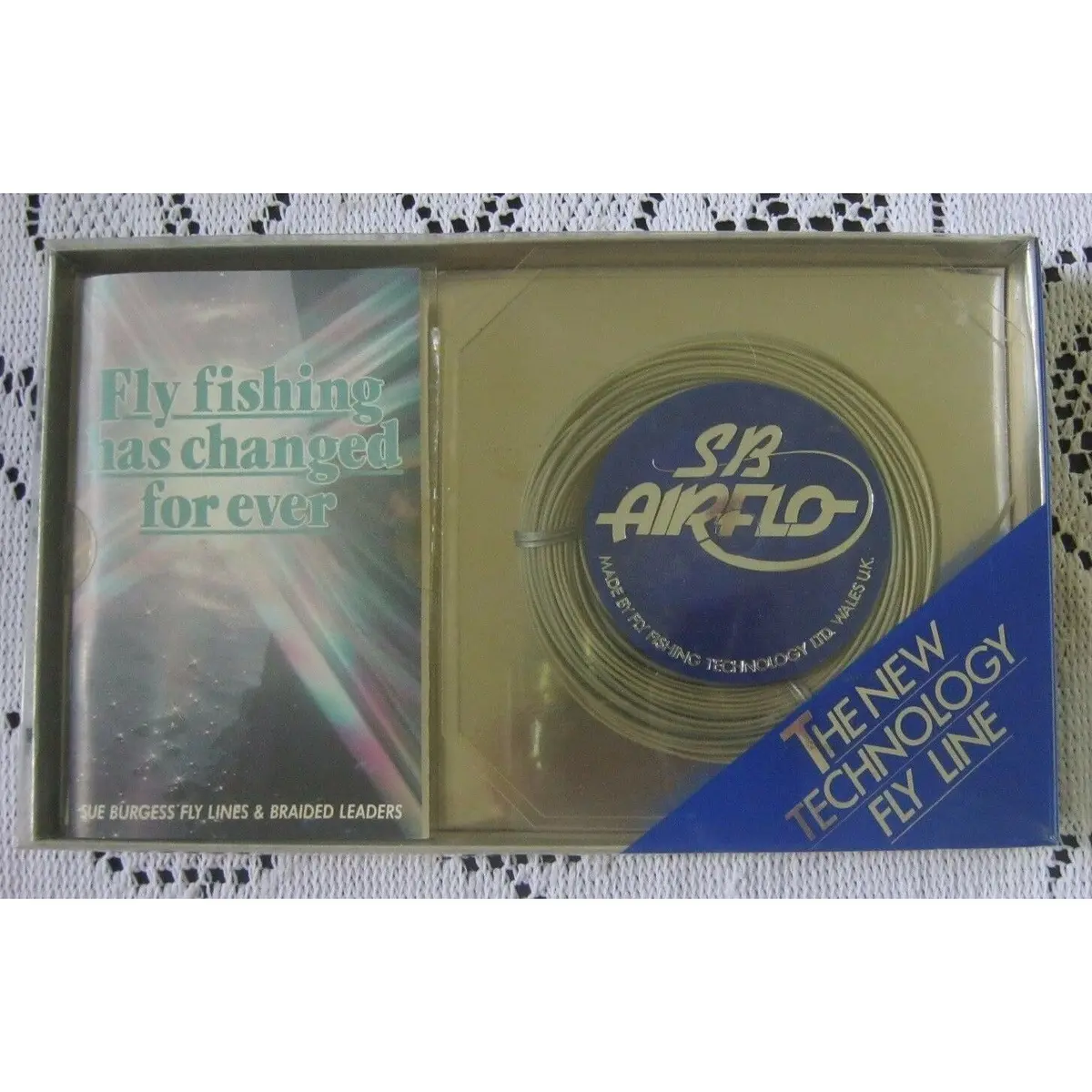 Sb Airflo Fly Fishing Special Intermediate Line 90' 30 Yd Dt61 Wales Uk Vintage 1