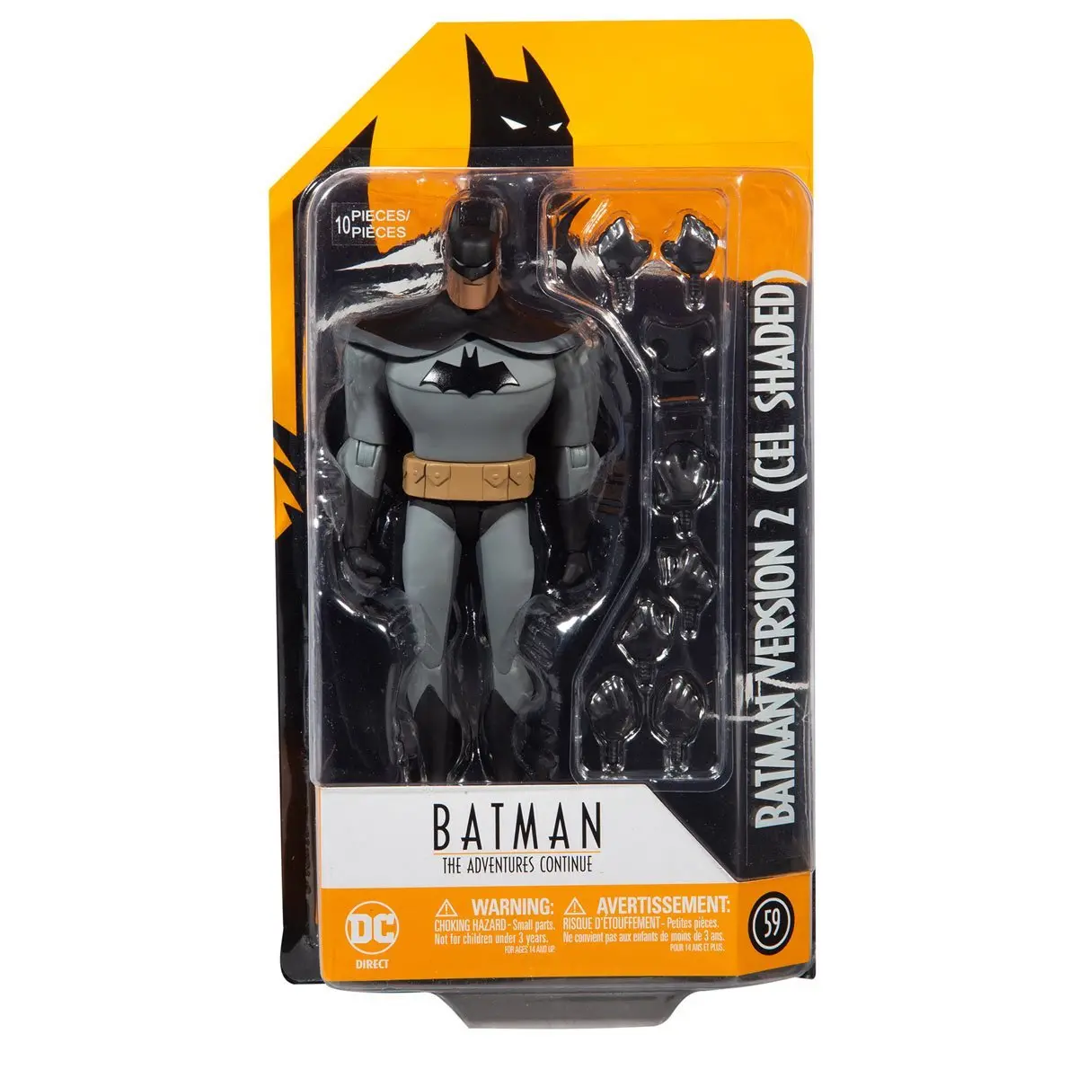 Mcfarlane Toys Dc Multiverse Batman: The Adventure Continues - Batman (Version 2 Cel Shaded) Action Figure Low Stock 1