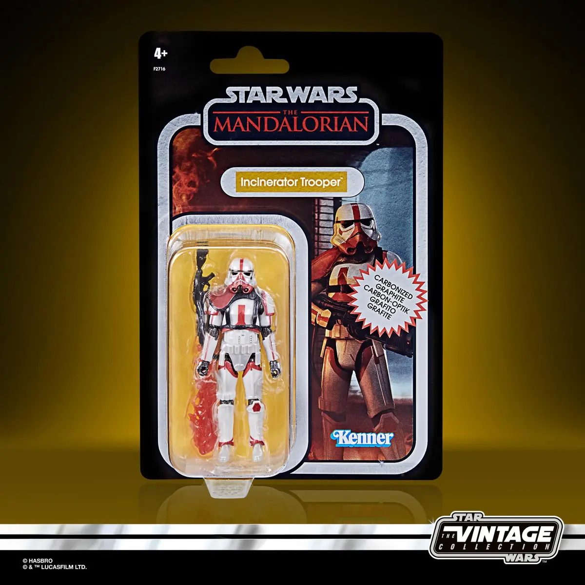 Star Wars Vintage Collection - Mandalorian: Incinerator Trooper (Carbonized) Exclusive Figure F2716 Low Stock 1