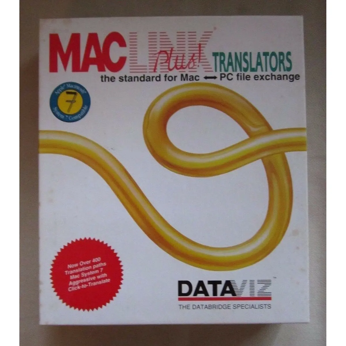 Mac Link Plus Translators Pc File Exchange Floppy Disk Software + Manual Dataviz 1