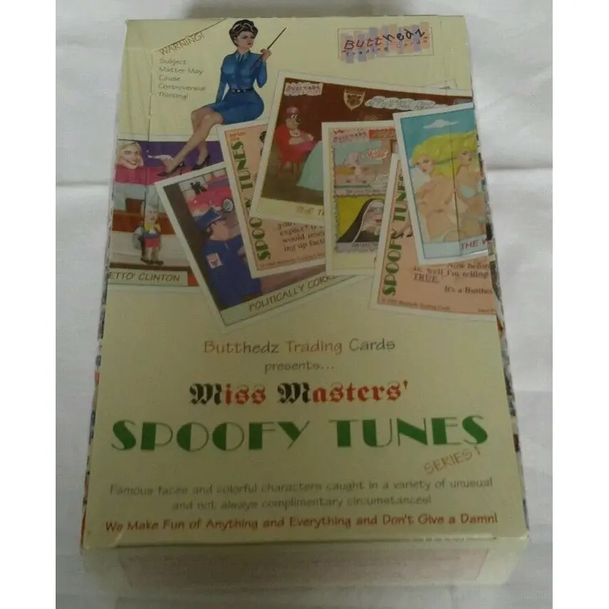 Sealed Trading Cards Wax Box Miss Masters Spoofy Tunes Series 1 1993 Butthedz 1