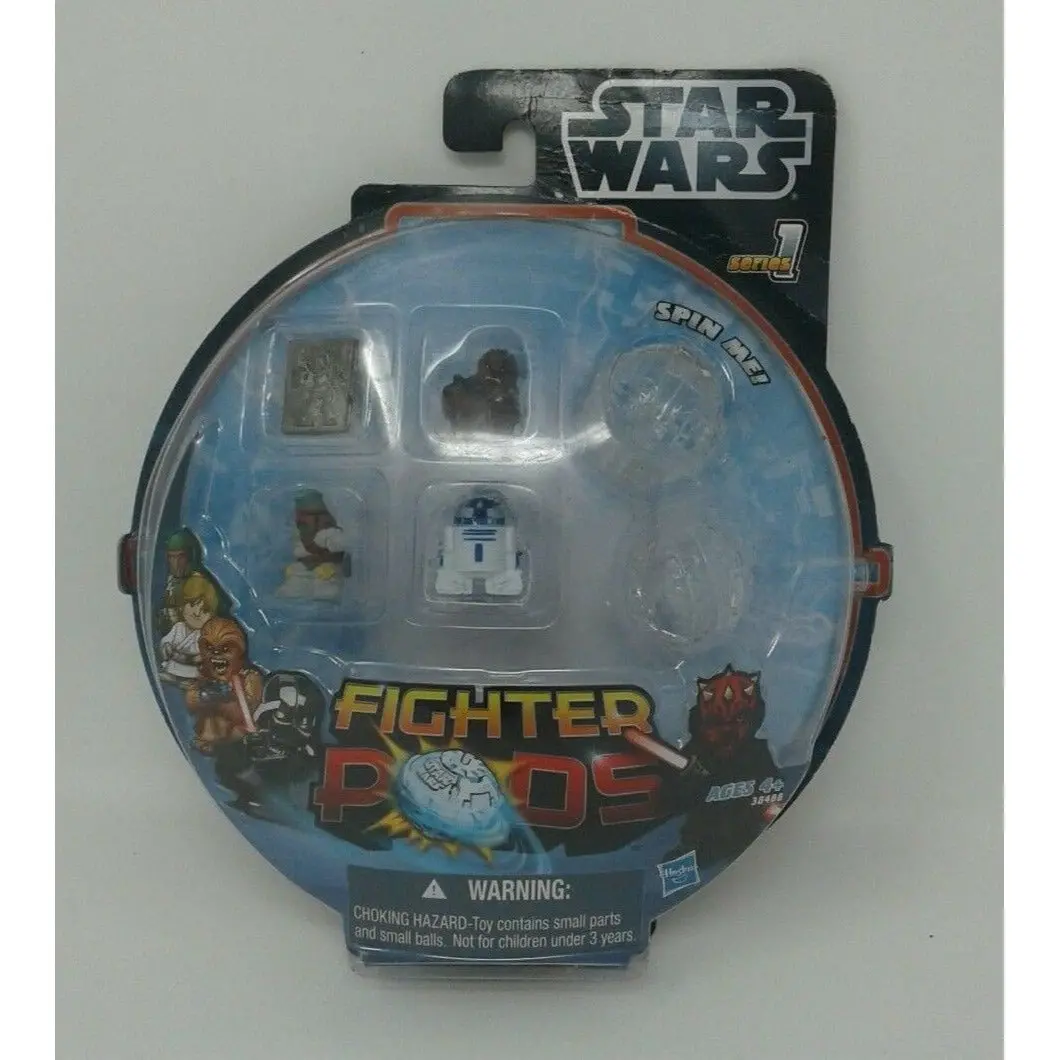 Stars Wars Series 1 Miniature Fighter Pods Hasbro 8 Figures 4 Pods Mini Figures 1