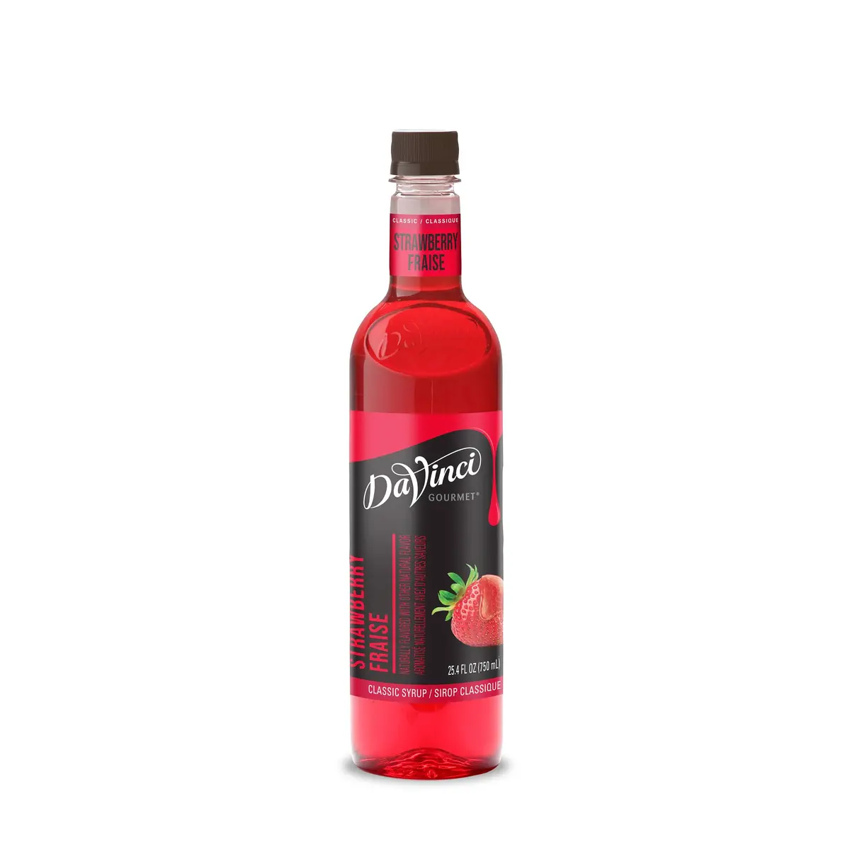 Classic Strawberry Syrup - 12 X 750 Ml Plastic 1