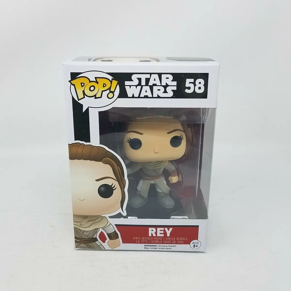 Funko Pop! Disney Star Wars Rey 58 Vinyl Figure Figurine Nib The Force Awakens 1