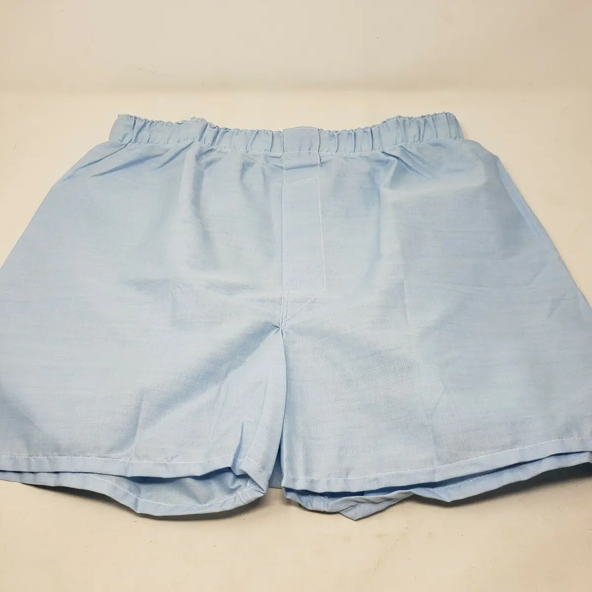 Vintage Manhattan Drop Seat Boxers Shorts Underwear Poly Cotton Mens 34 Usa Blue 1