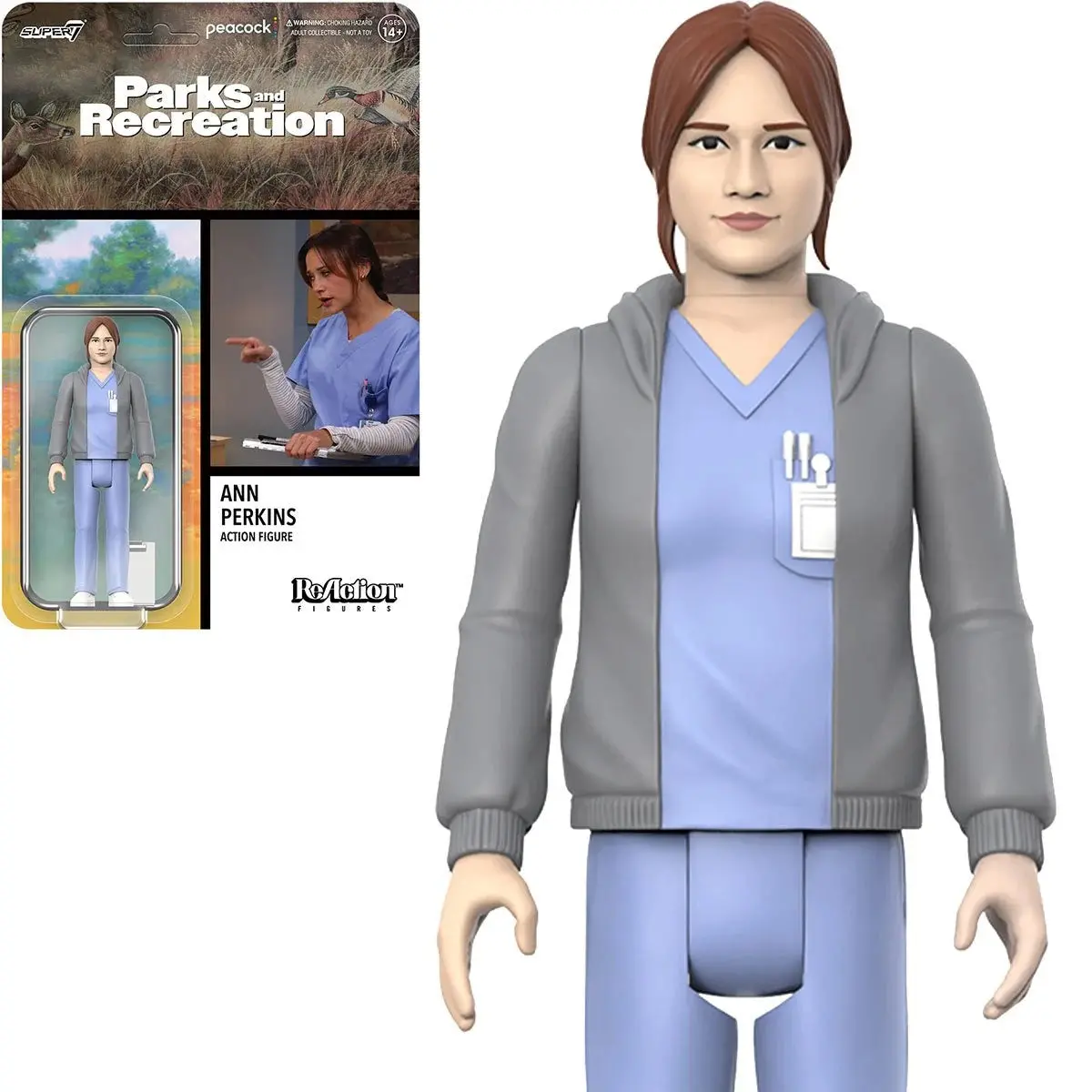 Super7 Reaction Figures - Parks And Recreation: Wave 2 - Nurse Ann Perkins Action Figure (82375) Low Stock 1