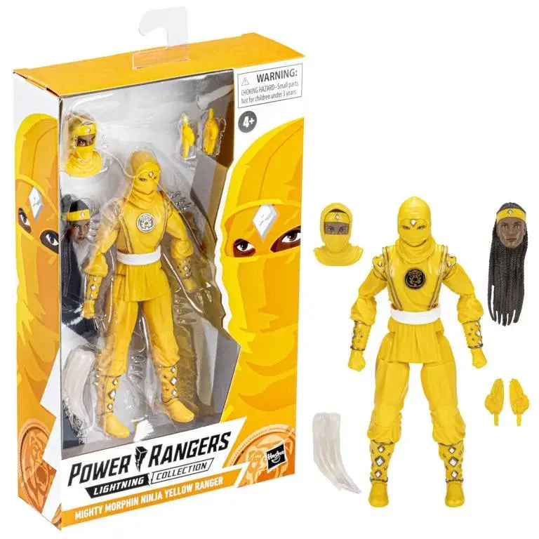 Power Rangers: Lightning Collection - Mighty Morphin Ninja Yellow Ranger Exclusive Action Figure (F5189) Low Stock 1