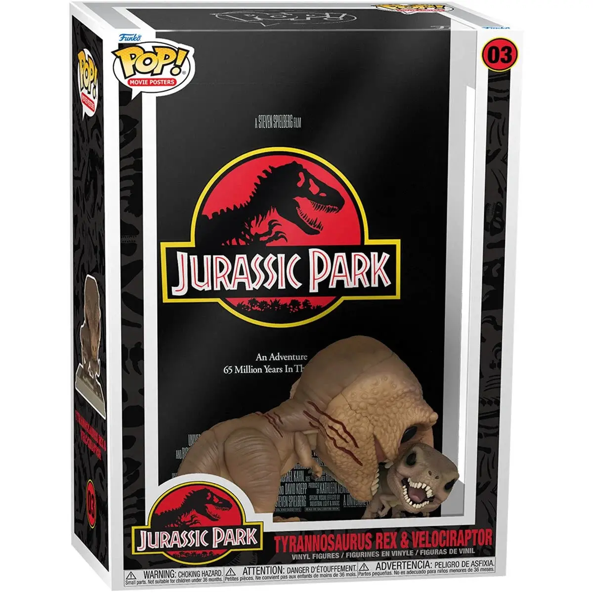 Funko Pop! Movie Posters #03 - Jurassic Park: Tyrannosaurus Rex & Velociraptor (61503) 1