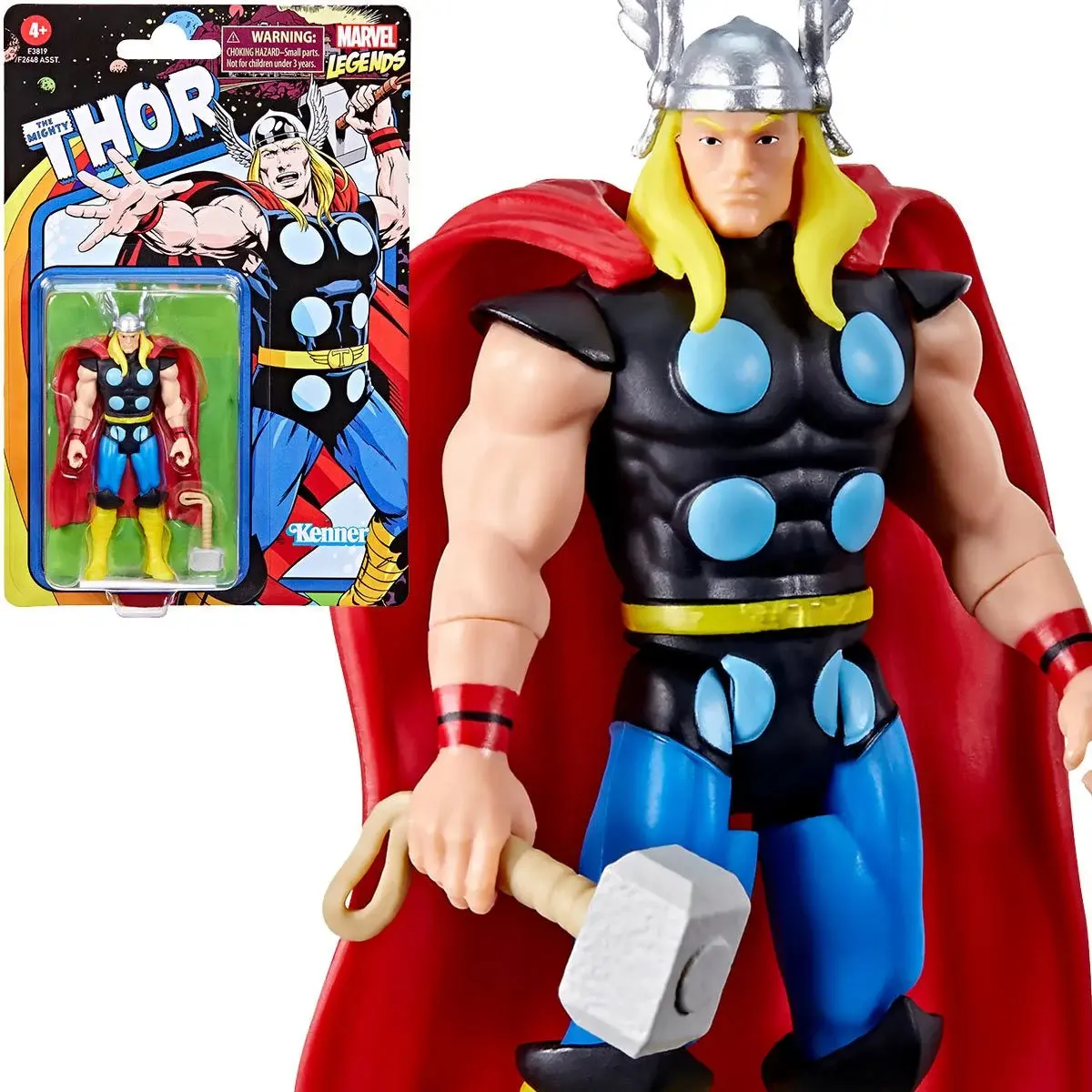 Marvel Legends - Retro Kenner Collection: Wave 6 - Thor 3.75-Inch Action Figure (F3819) 1